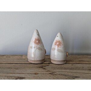 3/25$ Teardrop Ceramic Salt and Pepper Shakers, bird house style